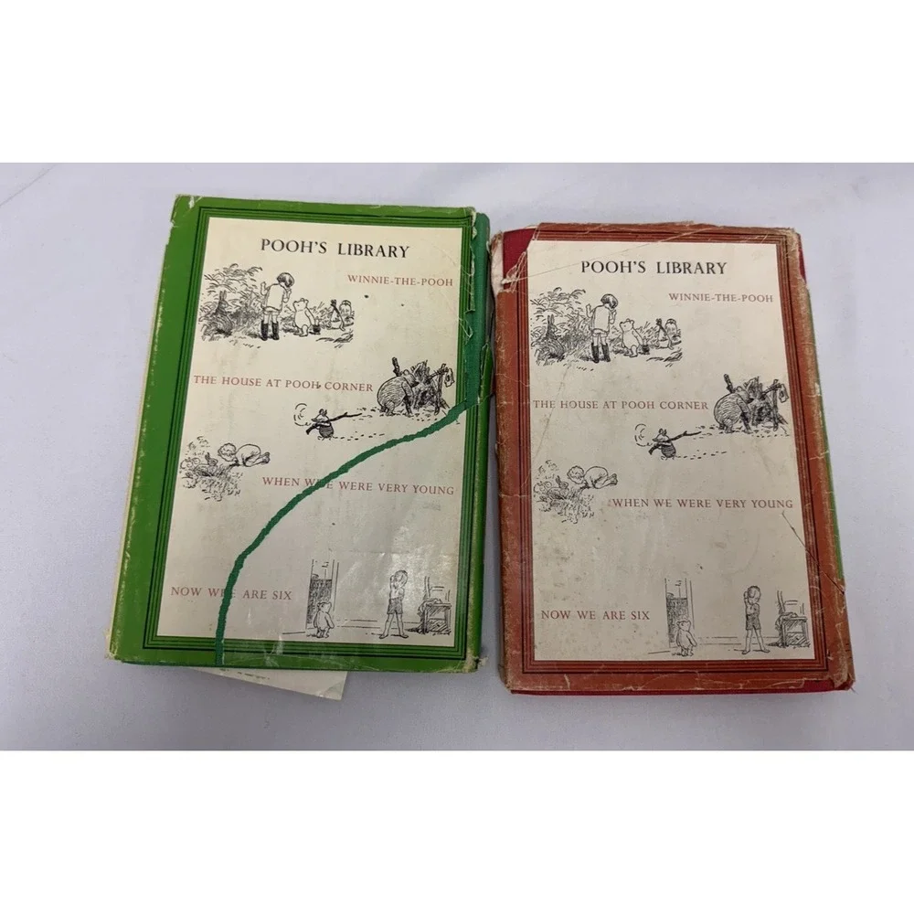 A A Milne Book Lot Winnie the Pooh When We Were Very Young 1924 1926
